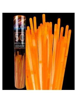 50 Bracelets lumineux orange