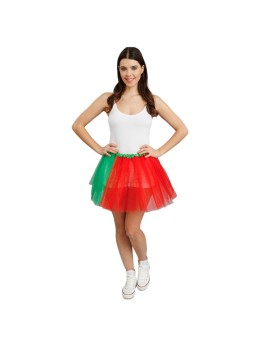 Tutu pour Déguisement Supporter rouge et vert