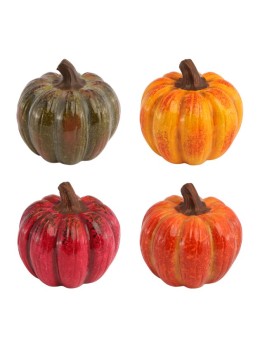 Citrouille Terre Cuite 11cm - Décoration Automne