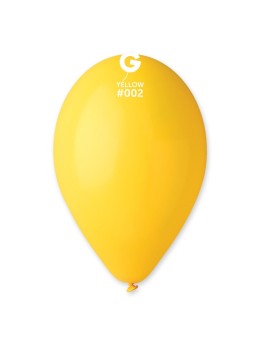 10 Ballons jaune 30cm