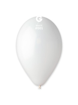 10 Ballons blanc 30cm