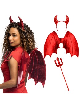 Kit démon rouge 3 pièces